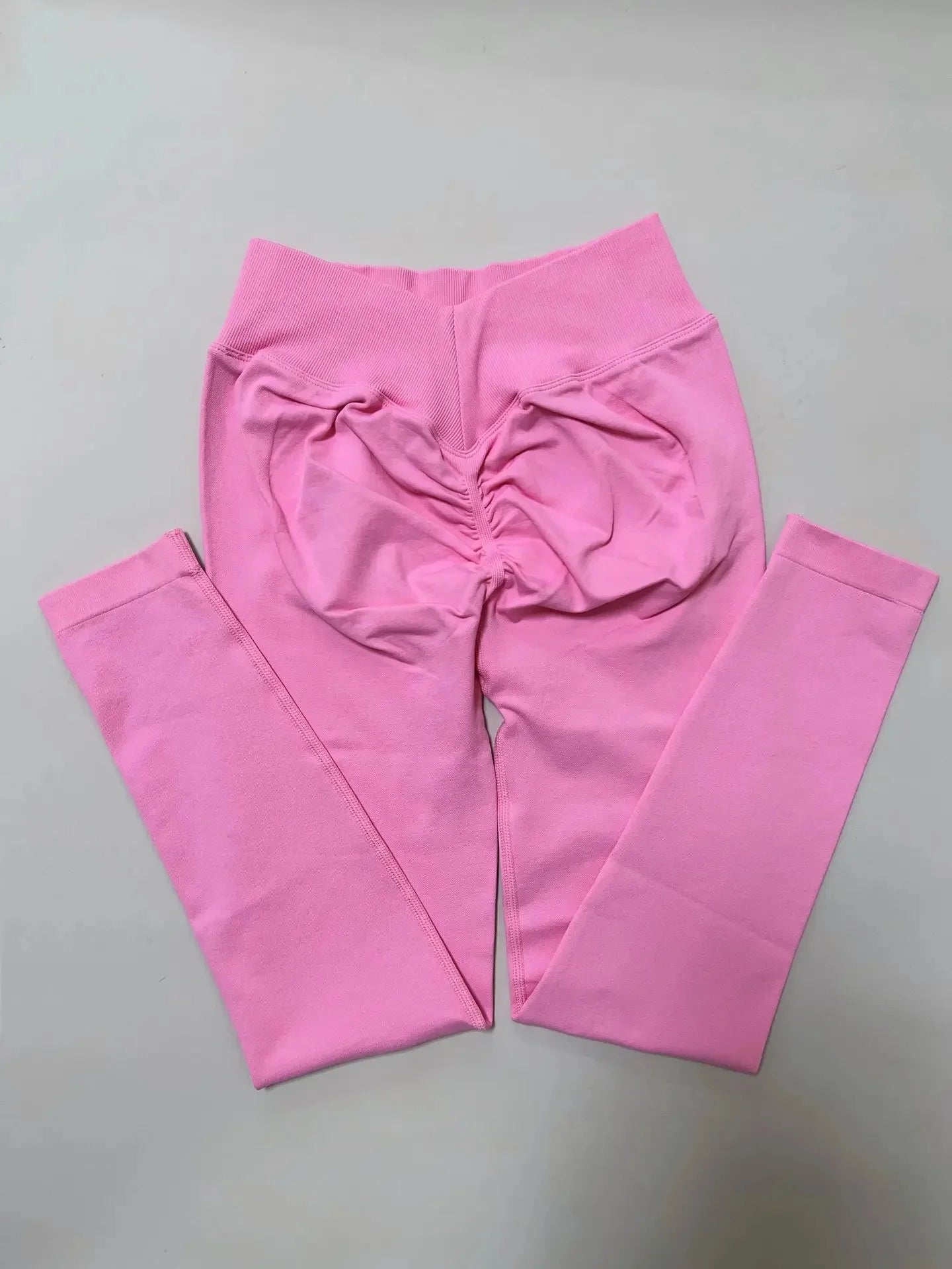 New Seamless Fitness Yoga Pants No Awkward Lines Peach Butt V Back Tight Sports Long Trousers for Women Comfortable Breathable