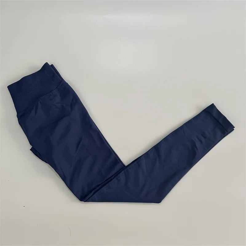 Yoga Leggings Women Scrunch Bum Workout Tights Seamless Pants Stretch Gym Sports Wear Booty Push Up Butt Lift Tights Slim