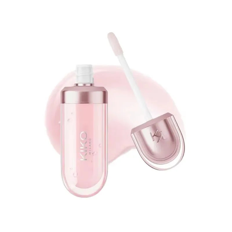 2026 KIKO Latest 3D Liquid Lip Plumper Glaze Transparent Lip Gloss Mirror Lipstick Nourishing Glossy Full Lips Not Fading Makeup