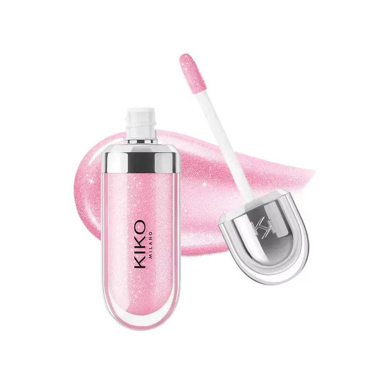 Hot Kiko Double Headed Lipstick Transparent Mirror Lip Gloss Non Fading Oil Sexy Rich Lip Gloss Milk Tea Bean Paste Naked Makeup