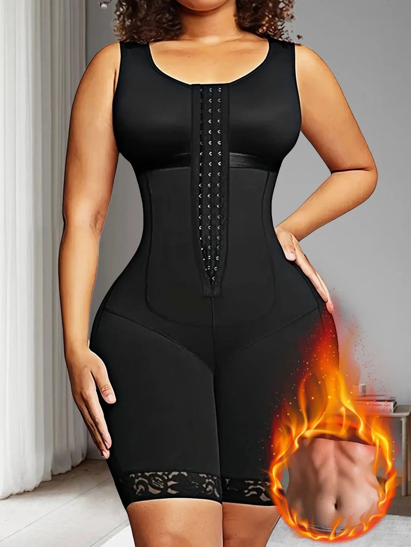 Women's Postpartum Shapewear Full Body Tummy Control Girdle  Postoperative Compression Faja for Belly Fat Waist Sculpting
