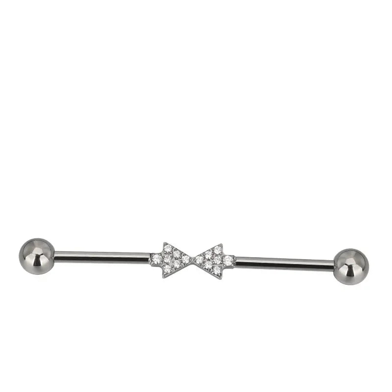 ASTM F136 Titanium PIERC Multiple Models Industrial Barbells Stone Ear Rod Helix Stud Cartilage Straight Bar Piercing Jewelry