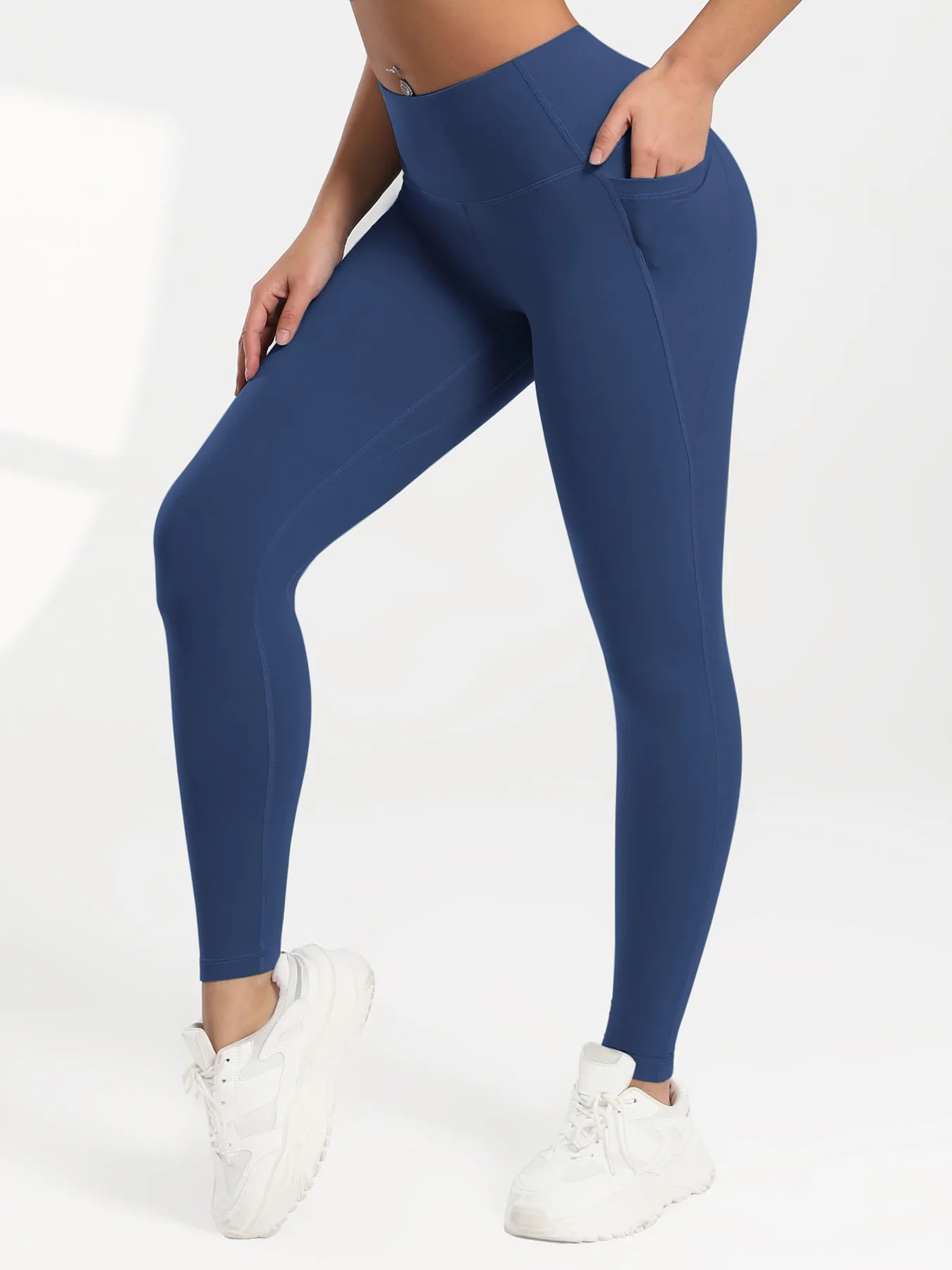CHRLEISURE 1/3/4 PCS Seamless Yoga Pants High Waist Butt Lifting Workout Tights with Pockets Slim Elastic Women Fitness Leggings