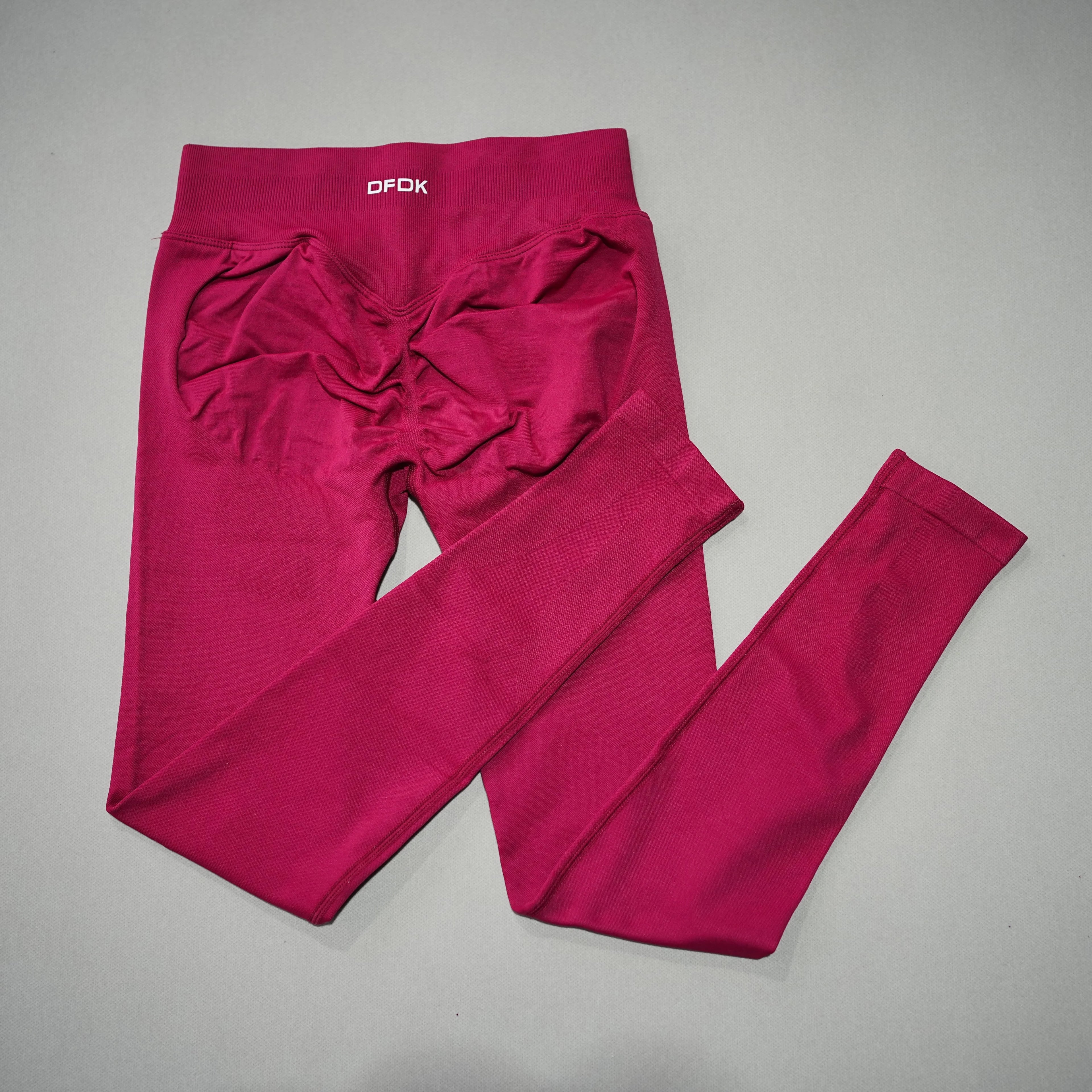 DFDK 26 New Women Seamless High Waist Yoga Leggings Butt Lifting Compression Tummy Control Gym Running Workout Slim Sports Pants