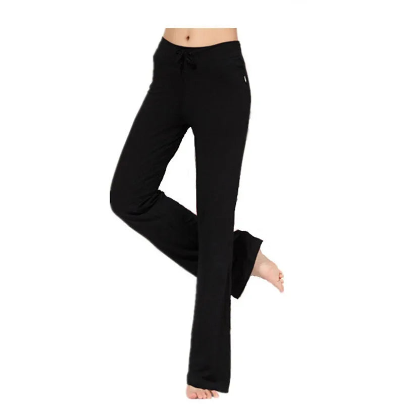 New Yoga Flare Leggings Women Fitness Push Up High Waiste Wide Leg Seamless Workout Pants Gym Elastic Tights Exercise Sport Pant