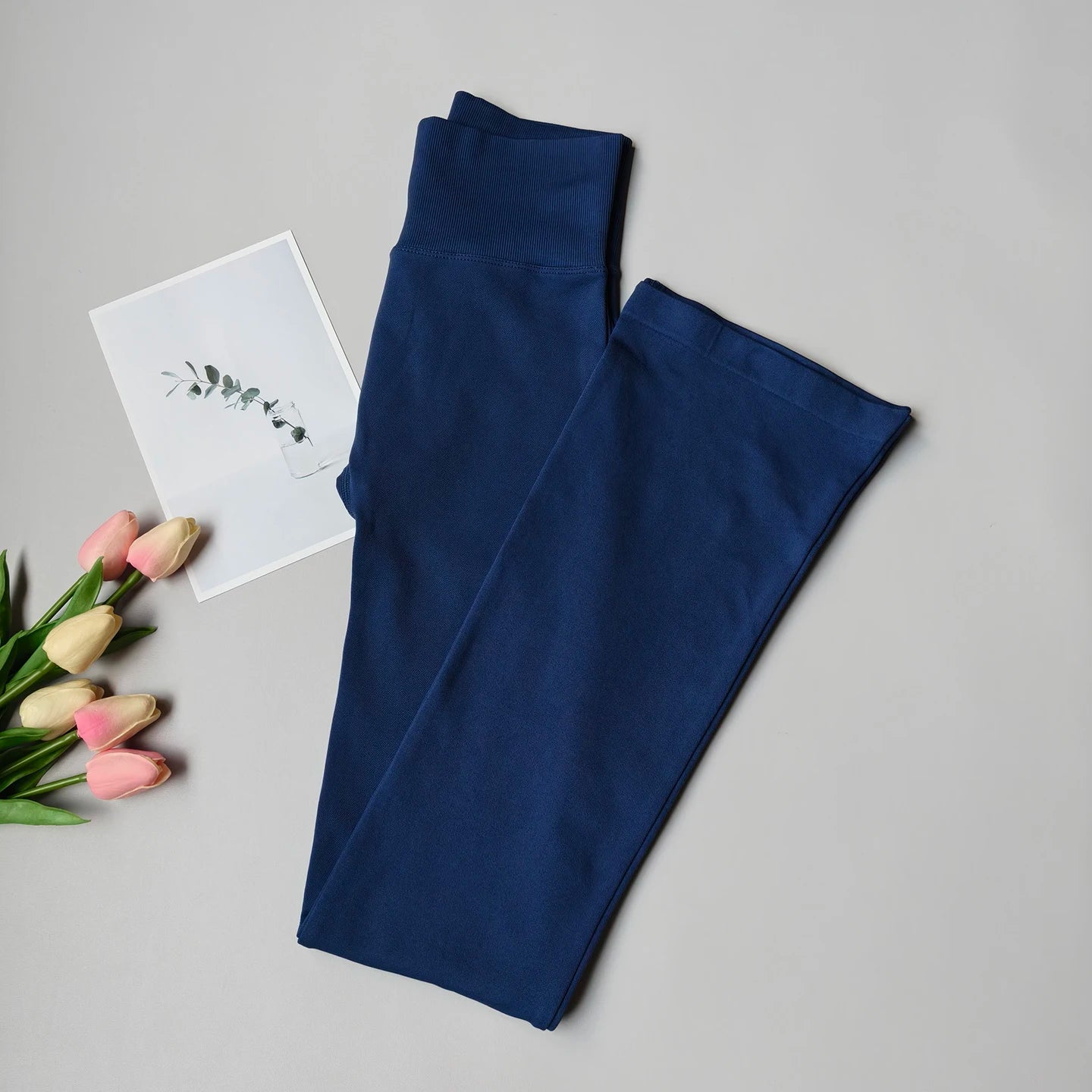 Seamless High-Waist Flare Yoga Leggings Pants Women's Bell-Bottom Fitness Trousers High-Elastic Gym Tight Sports Leggings