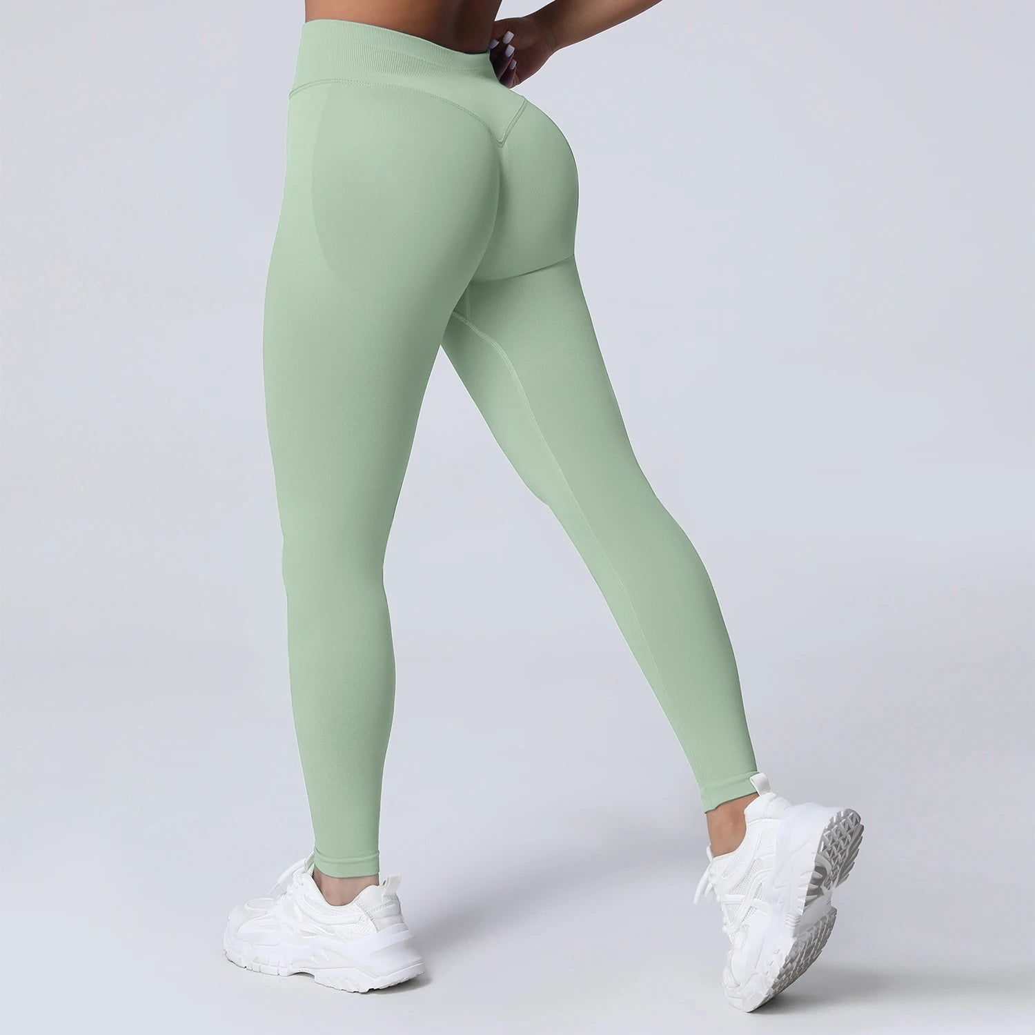 STOUREG NO LOGO Women Yoga Tights Low Waisted Scrunch Bum Joggers Fitness Biker Pants Workout Running Seamless Leggings