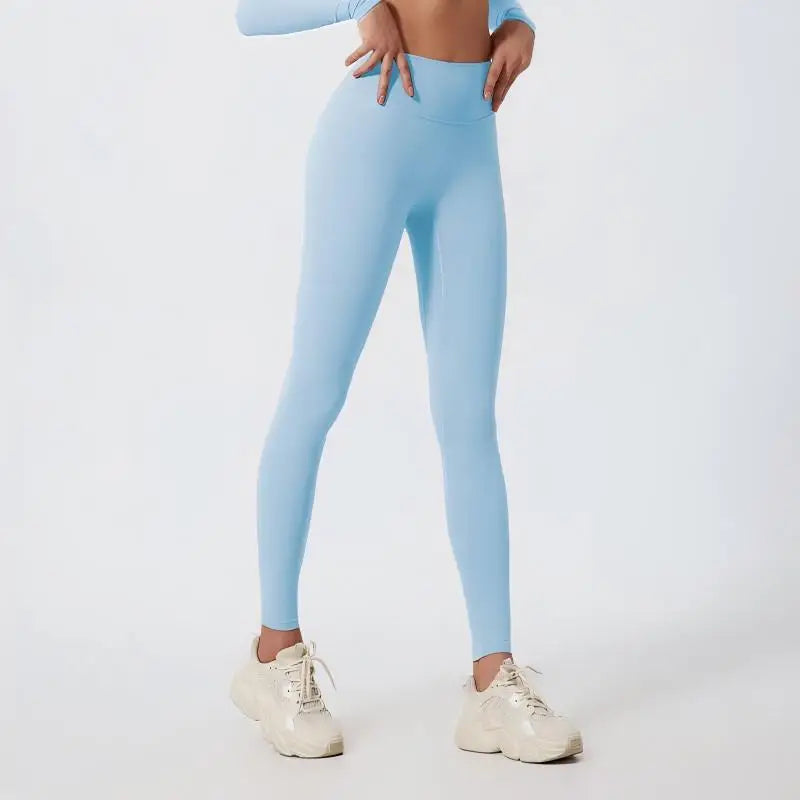 Hearuisavy Summer High Waist Workout Leggings Woman Gym Pants Running Push Up Sports Leggings Quick-Dry Scrunch Tight Yoga Pants