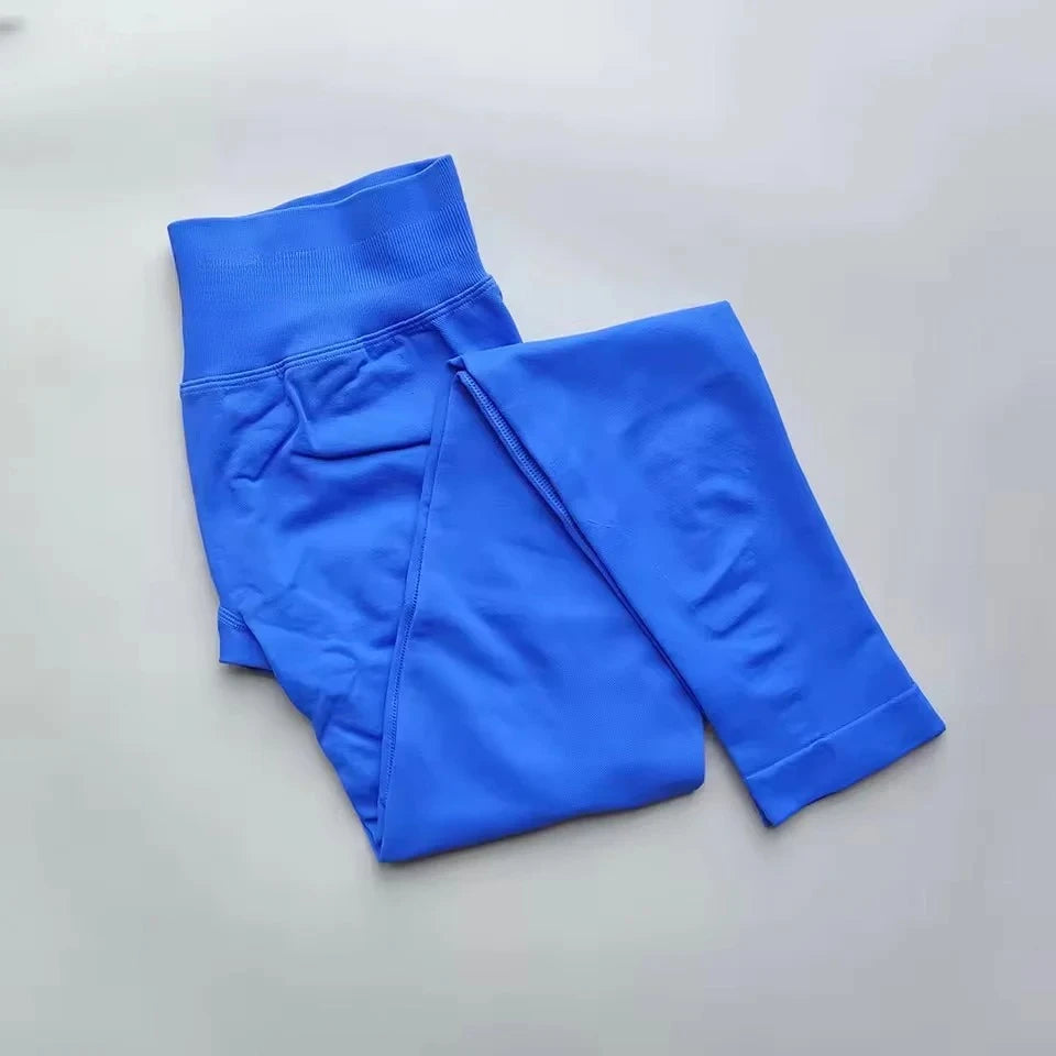New S Impact Leggings Women Seamless Sports Yoga Pants Low Ribbed Band Gym clothes Fitness Workout wear Scrunch Bum Tights