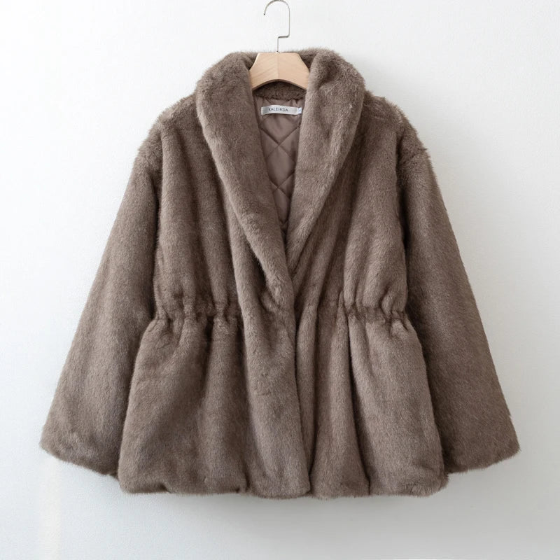 faux fur coat women