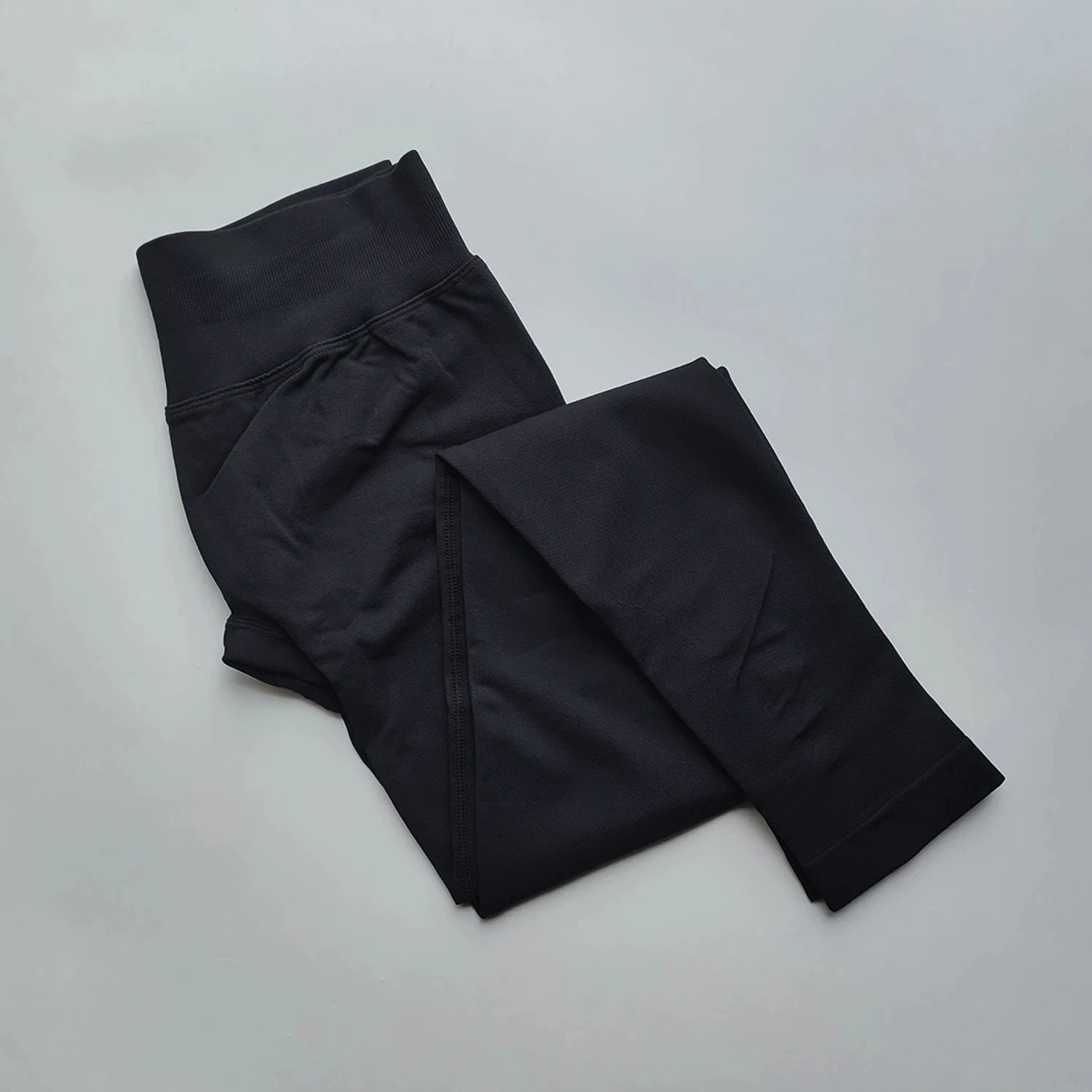 Women Sports Leggings Seamless Yoga Long Pants Low Band Fitness Leggings Compress The Hips Tights Gym Workout Pants