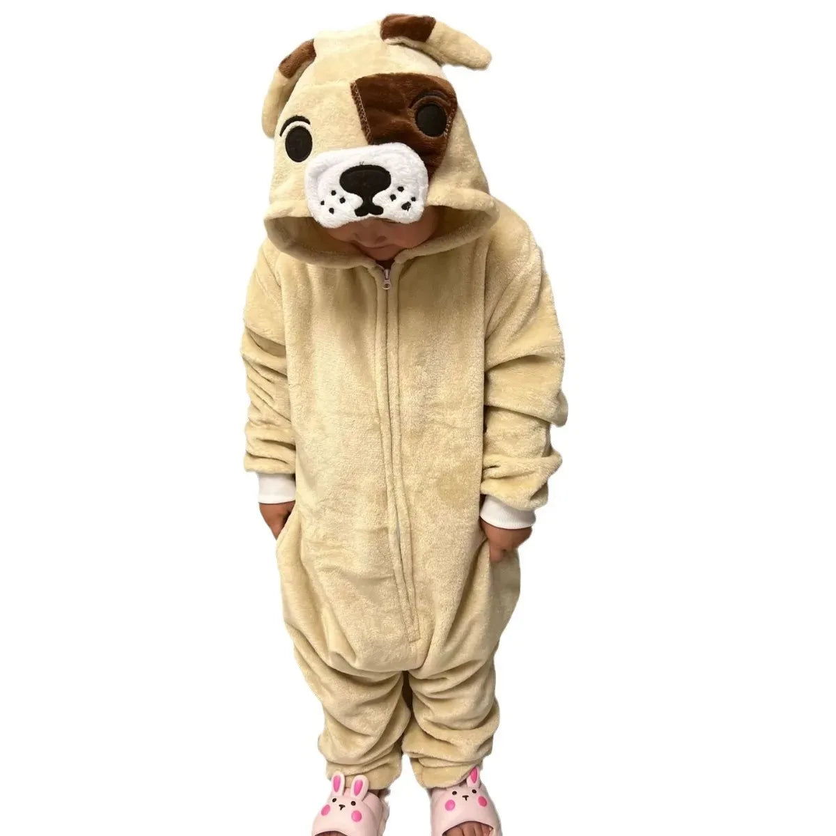 Kids Winter Plush Pajamas Children Dragon Stitch Cow Sleepwear Keep Warm Kigurumi For Boys Girls Flannel Fleece Sleeping Clothes