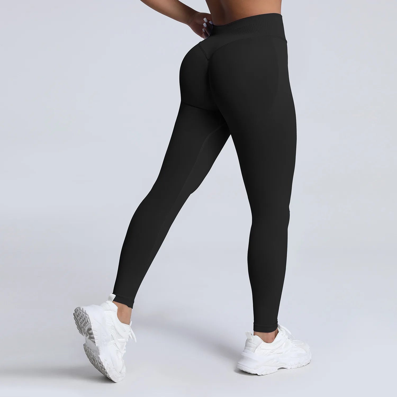 STOUREG NO LOGO Women Yoga Tights Low Waisted Scrunch Bum Joggers Fitness Biker Pants Workout Running Seamless Leggings