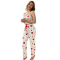 Women Pajama Suit Fashion U-Neck Lace Sexy Lingerie Pyjamas Sleep Shorts Set Sleepwear New