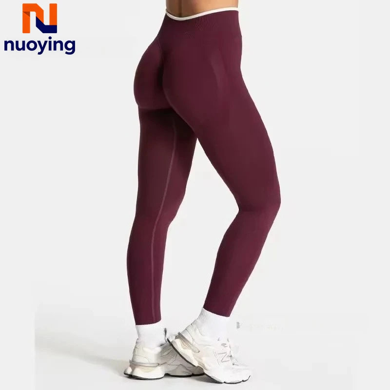High Waist Seamless Scrunch Leggings for Women, Yoga Pants Hip Lifting Running Exercise Gym Ignite Sculpt Series