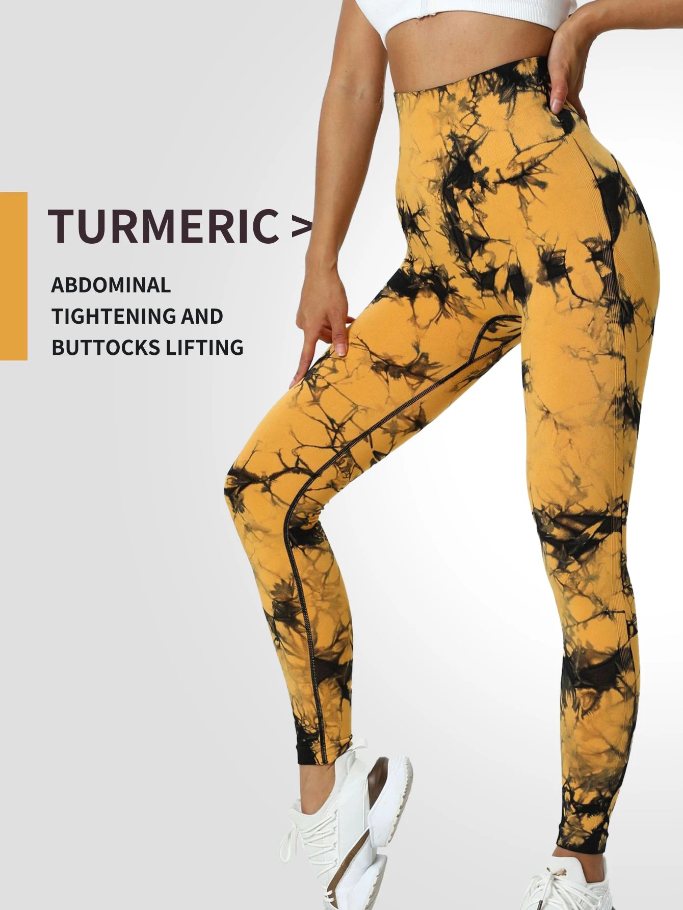 CZGUKE New Tie Dye Yoga Pants Sport Leggings Women Seamless High Waist Push Up Woman Tights Fitness Workout Leggins Gym Clothing
