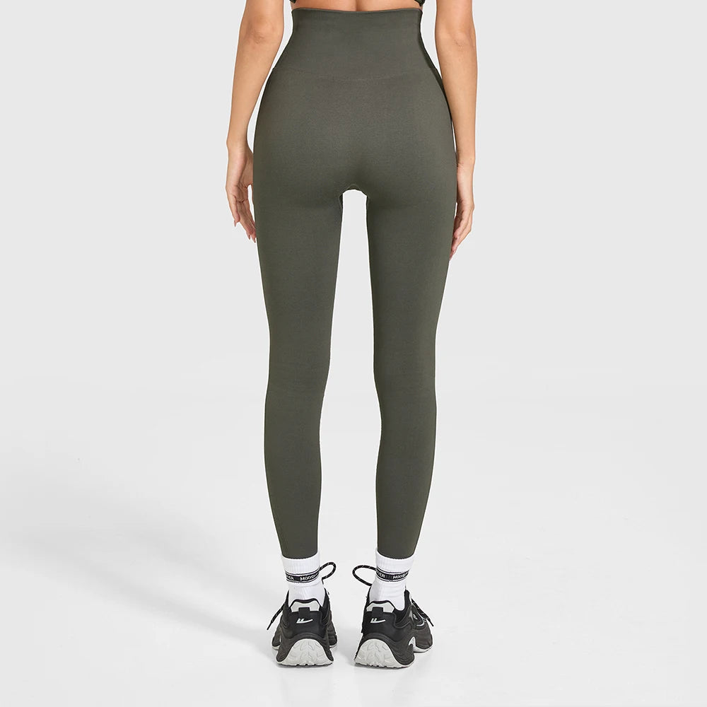 Solid High Waist Yoga Legging Women Sport Pants Butter Athletic Gym Training Yoga Leggings Women Fitness Leggings Female