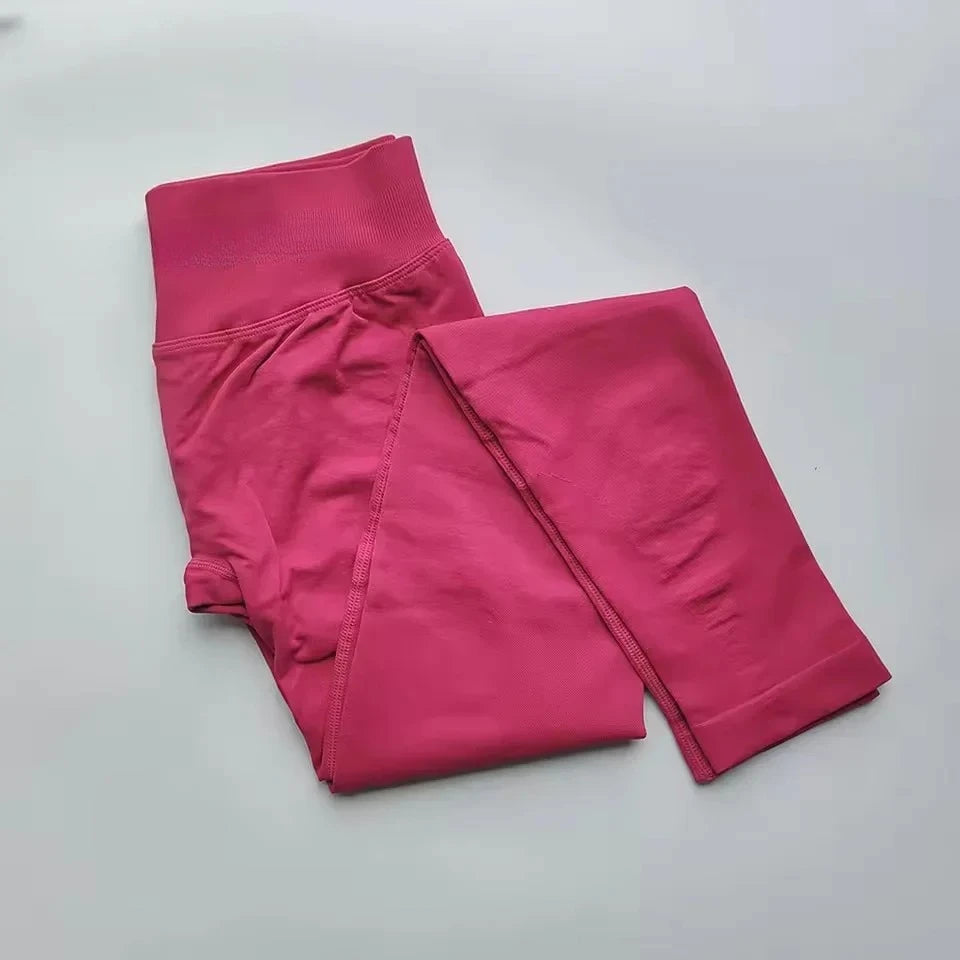 New S Impact Leggings Women Seamless Sports Yoga Pants Low Ribbed Band Gym clothes Fitness Workout wear Scrunch Bum Tights