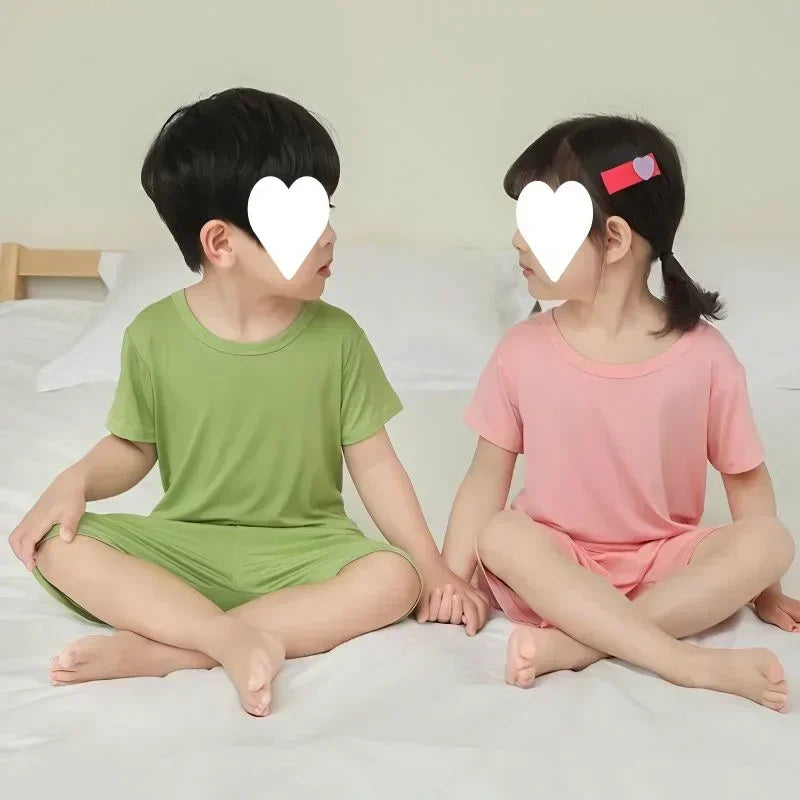Italian Brainrot Pajama Sleepwear Child Funny Shark Tung Sahur Meme Cartoon Soft Pyjamas Set Nightgown Girl Boy Home Loungewear