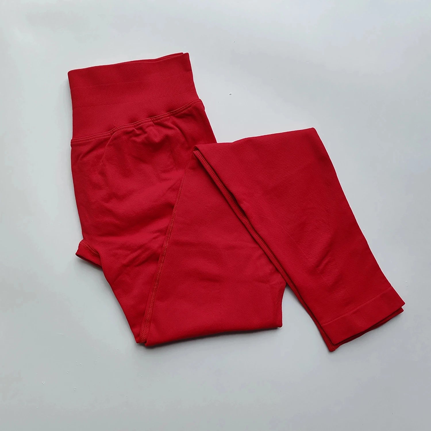 Women Sports Leggings Seamless Yoga Long Pants Low Band Fitness Leggings Compress The Hips Tights Gym Workout Pants