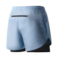 Men's Running Shorts Quick-drying Fitness Black Double Layer Shorts Men New Sport Workout Training Bodybuilding Short Pants