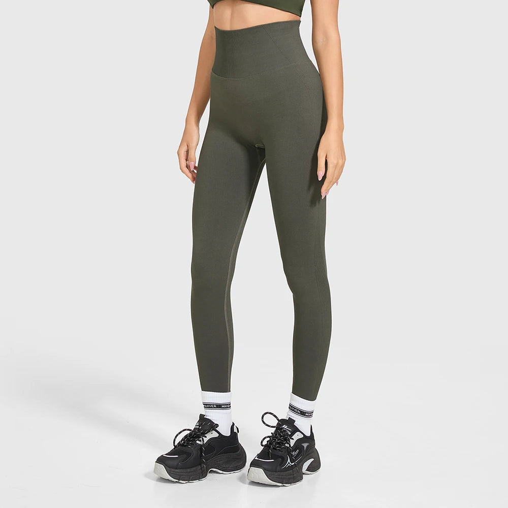 Solid High Waist Yoga Legging Women Sport Pants Butter Athletic Gym Training Yoga Leggings Women Fitness Leggings Female