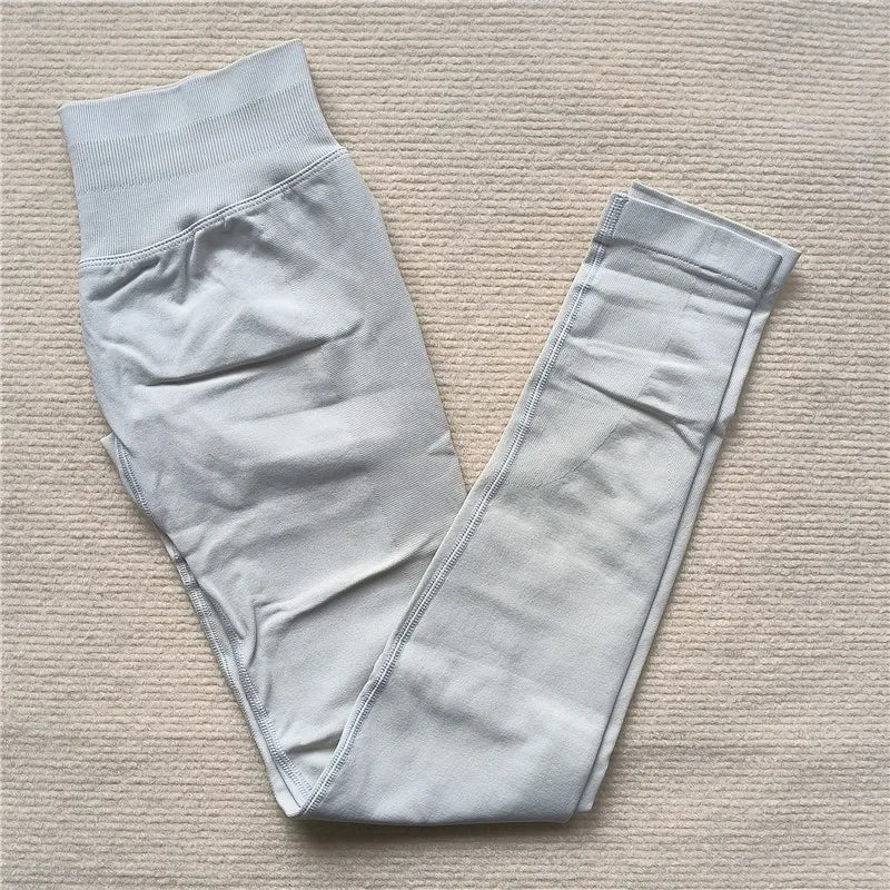 High Elastic Workout Sportswear Leggings Female Low Waist Seamless Tights Yoga Pants Women Sports Leggings