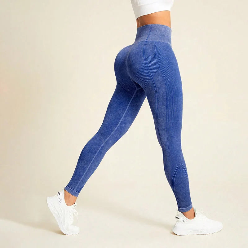 Nylon Sanding Yoga Leggings Women Seamless Tight Pants High Elastic Sexy Hip Liftting Leggings Workout Running Gym Pants