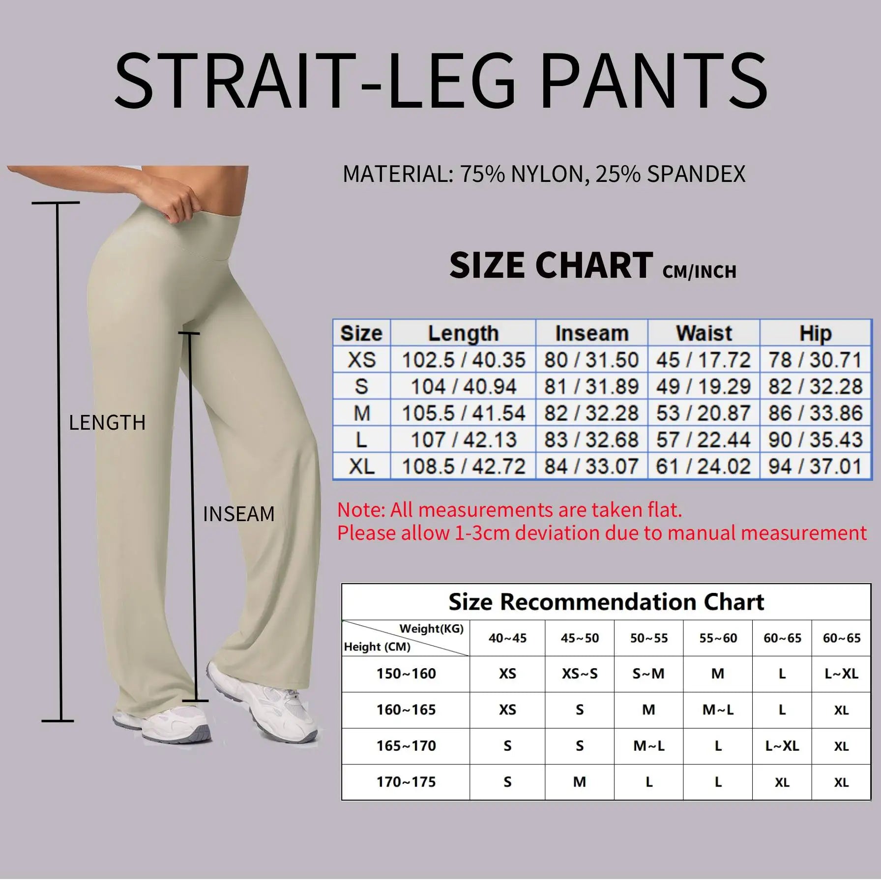 VEQKING Soft Active Women Yoga Pants Strait-leg Yoga Pilates Trousers Naked Feel Gym Fitness Peach Hip Outfits Loose Fit Bottoms