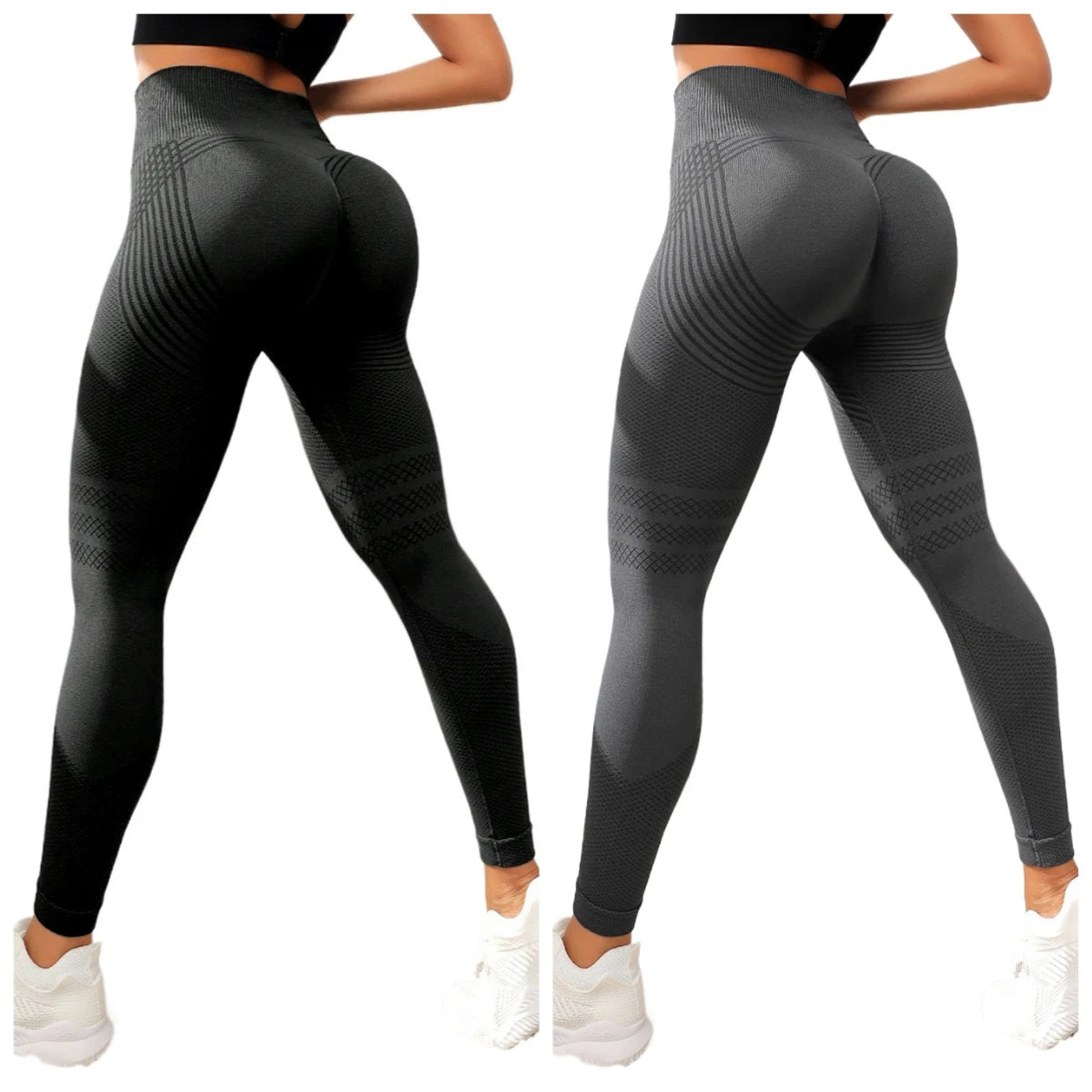 Women Compression Leggings Cellulite Slimming Leggings High Waist Seamless Yoga Fitness Redefine Your Silhouette Sport Pants