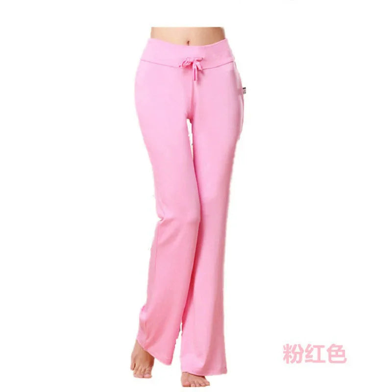 New Yoga Flare Leggings Women Fitness Push Up High Waiste Wide Leg Seamless Workout Pants Gym Elastic Tights Exercise Sport Pant