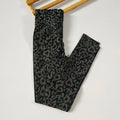 Seamless leopard print peach hip yoga pants, high waisted quick drying sports and fitness pants