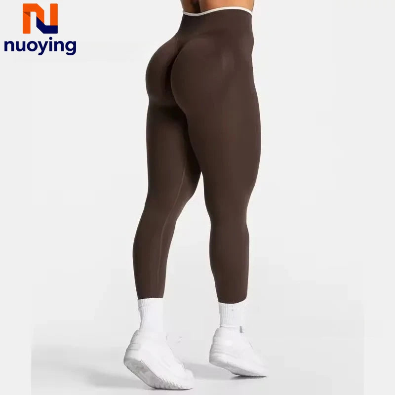 High Waist Seamless Scrunch Leggings for Women, Yoga Pants Hip Lifting Running Exercise Gym Ignite Sculpt Series