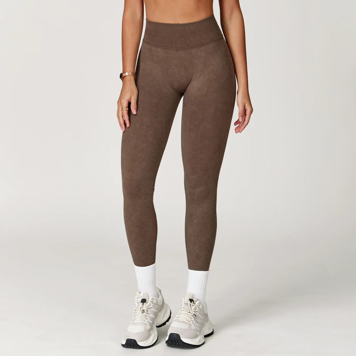 Women Yoga Pants Sports Leggings Seamless Sports Yoga Pant High Waist Ribbed Gym Clothes Fitness Workout Wear Scrunch Bum Tights