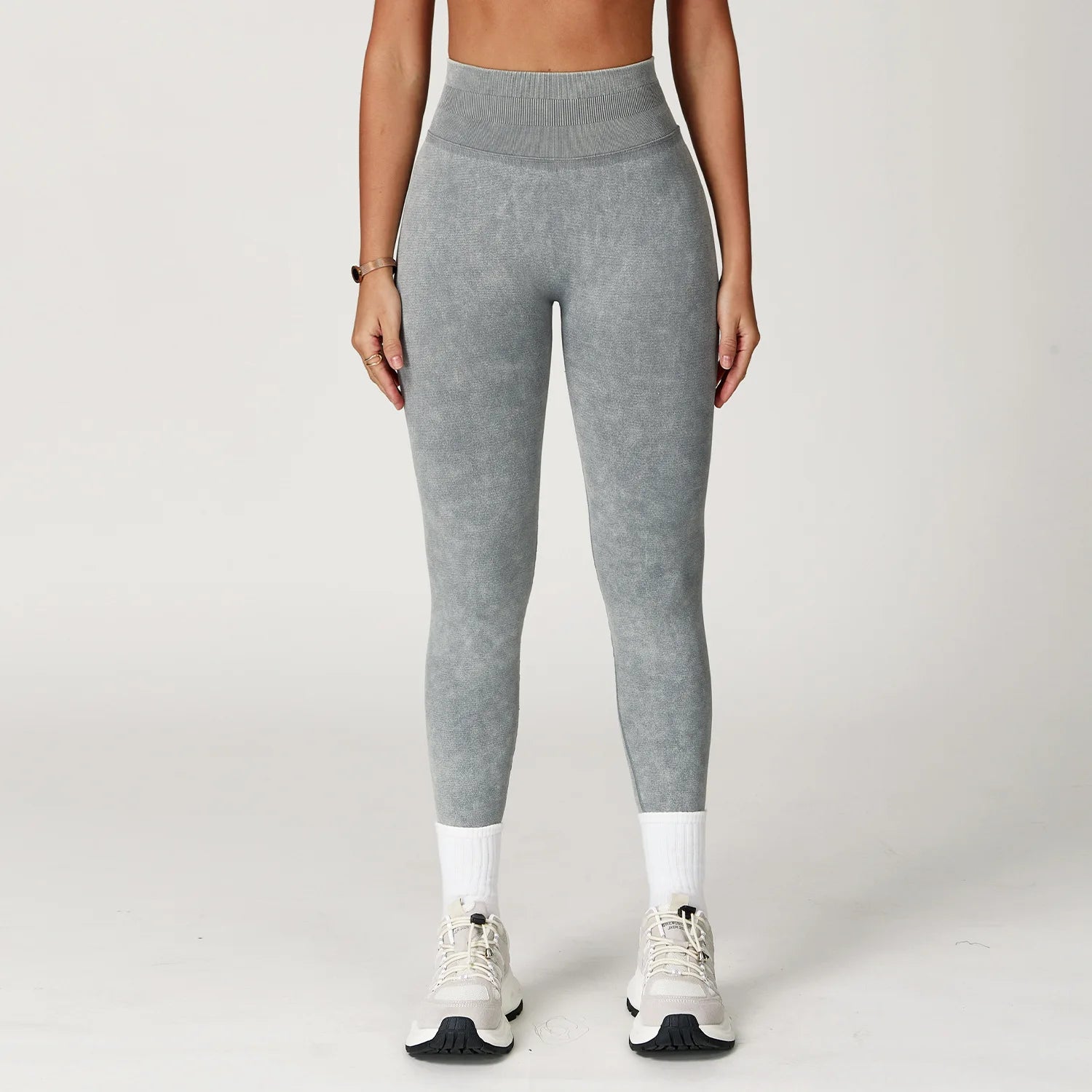 Women Yoga Pants Sports Leggings Seamless Sports Yoga Pant High Waist Ribbed Gym Clothes Fitness Workout Wear Scrunch Bum Tights