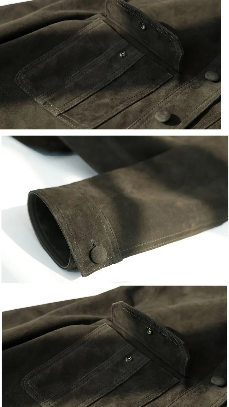 Classic Quality Leather Jacket For Women 2025 Winter Cashmere Suede Leather Coat Female Slimming Versatile Jaqueta Streetwear