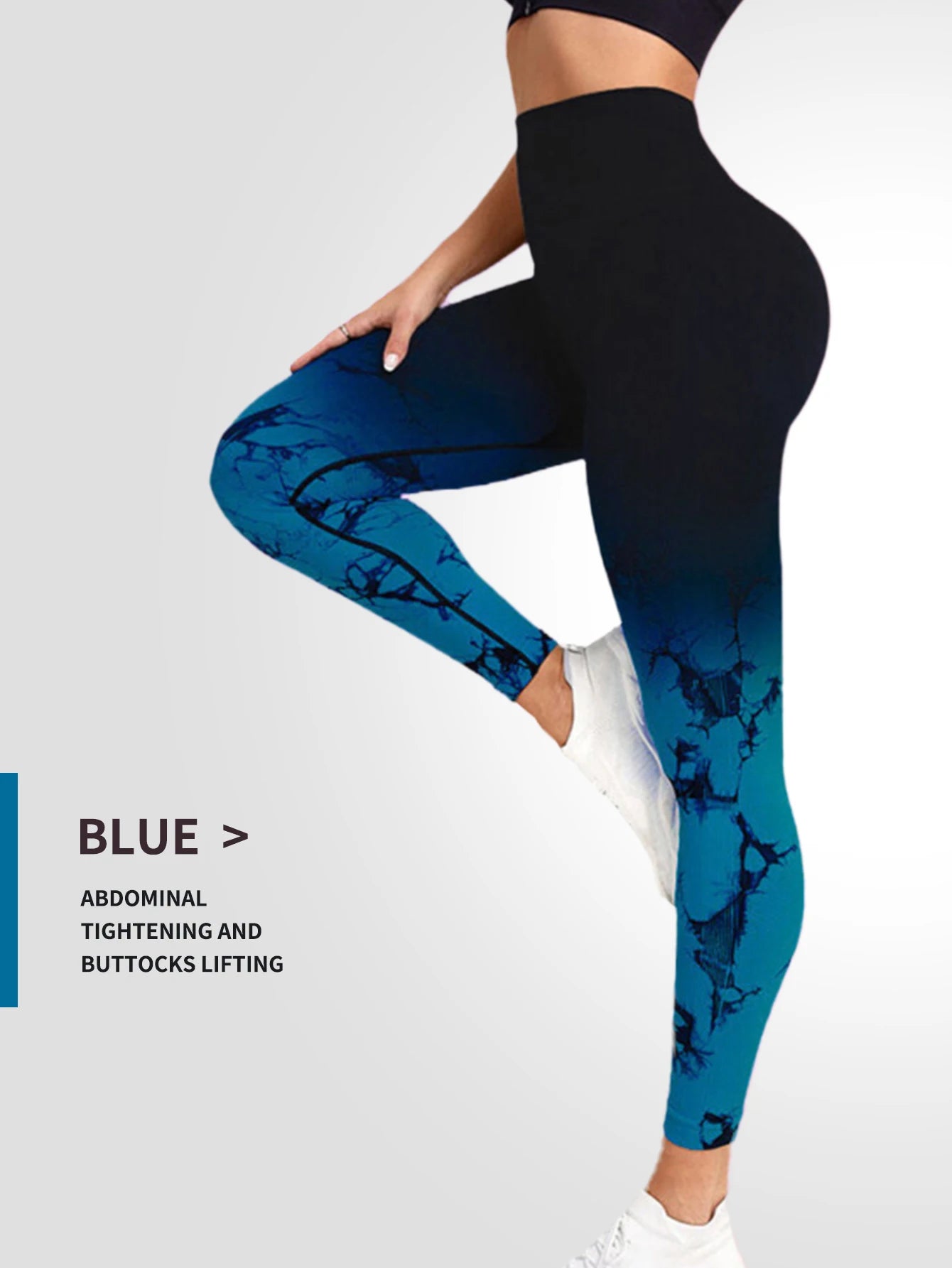 CZGUKE New Tie Dye Yoga Pants Sport Leggings Women Seamless High Waist Push Up Woman Tights Fitness Workout Leggins Gym Clothing
