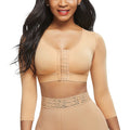 Aishang Arm Shaper for Women Post Surgery Push Up Bra Compression Sleeves Slimming Arm Front Closure Seamless Shapewear