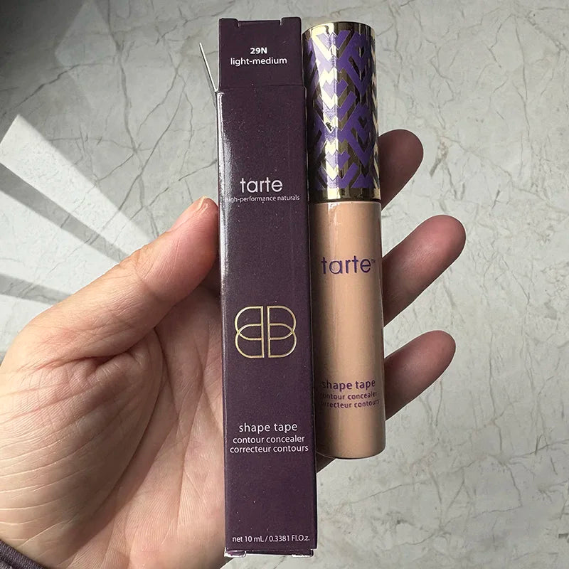 Tarte Waterproof Concealer Base Cream Covering Black Circle Blemishes Remove Dark Circle Oil-control Liquid Foundation Makeup