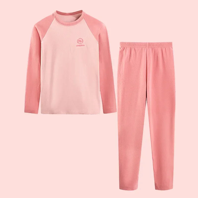 Winter Warm Pyjamas Sets for Boys Kids Stripe Pajamas Suits Teenager Sleepwear Autumn Clothes for Children from 2 to 15Years Old