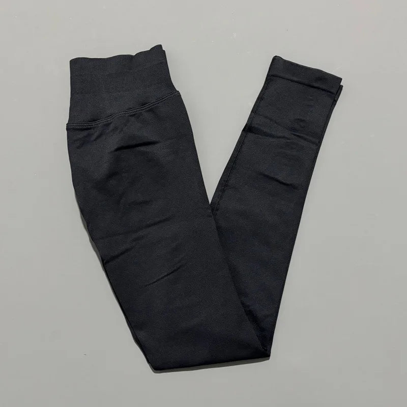 Seamless Yoga Leggings Women Low Waist Peach Booty Lifting Buttery Soft High Stretch Fitness Gym Workout Running Athletic Pants