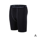Men Sports Leggings Fitness Elastic Compression Tights Drying Quick Size Fitness Plus Pants Running Training Stretch Shorts