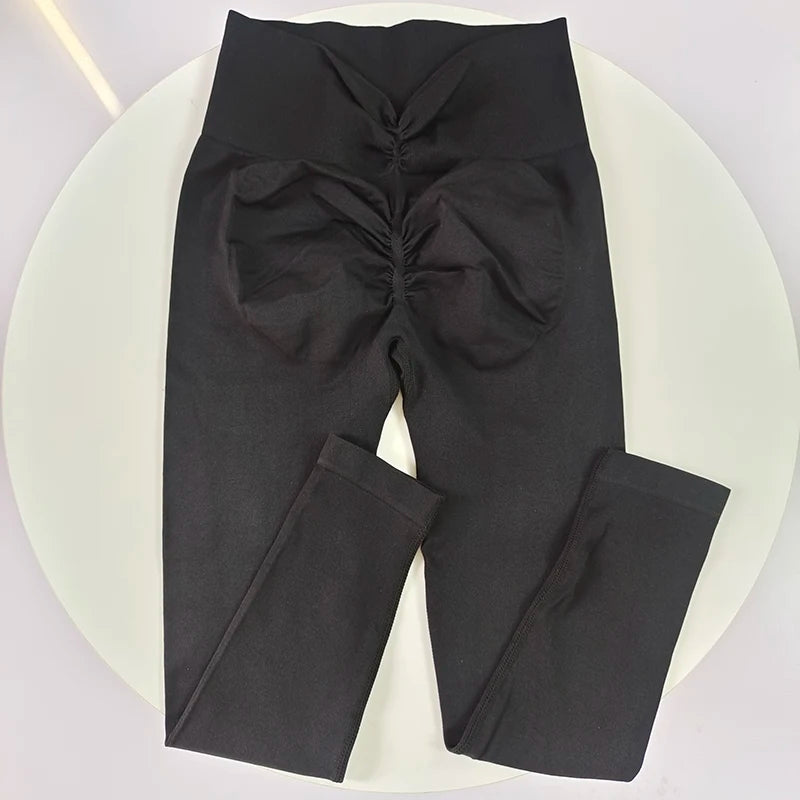 High-end Yoga Pants Women Fitness Leggings High elastic Sports Pants Push UP Tights Running Leggings Breathable Gym Leggings