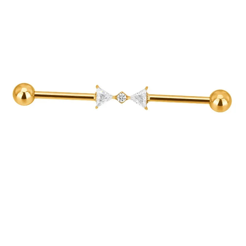 ASTM F136 Titanium PIERC Multiple Models Industrial Barbells Stone Ear Rod Helix Stud Cartilage Straight Bar Piercing Jewelry