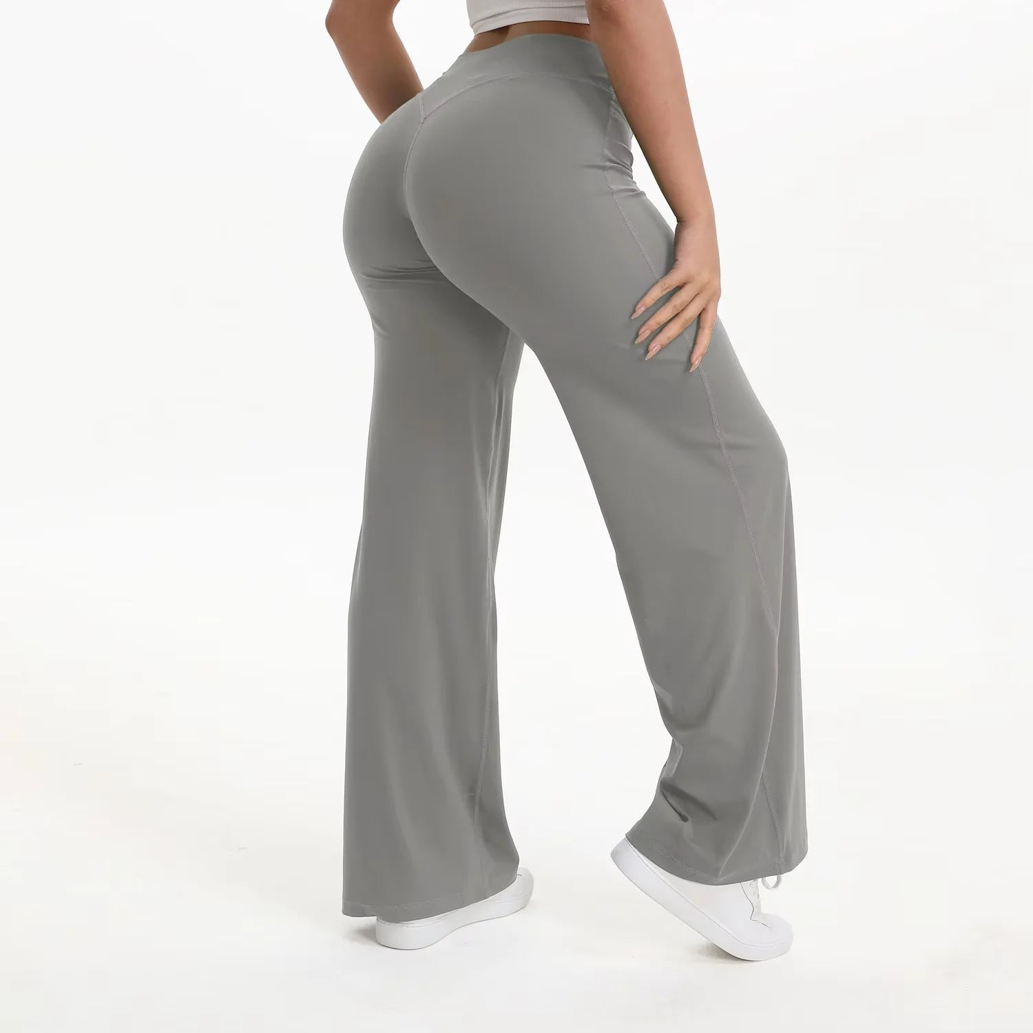 NCLAGEN Yoga Pants SoftMotion Straight-Leg Bottoms Women's High Waist Sportss Leggings GYM Naked Feel Pilates Running Trousers