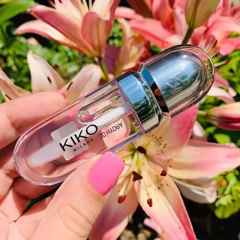 Hot Kiko Double Headed Lipstick Transparent Mirror Lip Gloss Non Fading Oil Sexy Rich Lip Gloss Milk Tea Bean Paste Naked Makeup