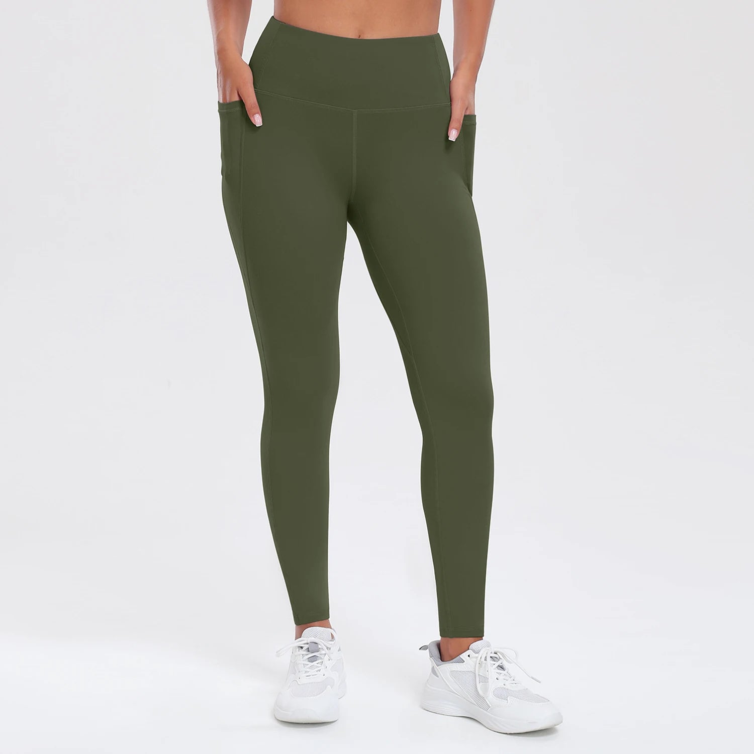 Women Leggings with Pocket Gym Workout Running Tights Stretchy Yoga Fitness Skinny Pants  Butt Liftting Sports Leggings