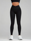 Women's high-waisted tight yoga pants - breathable and elastic, shaping the abdomen and buttocks, suitable for fitness, sports
