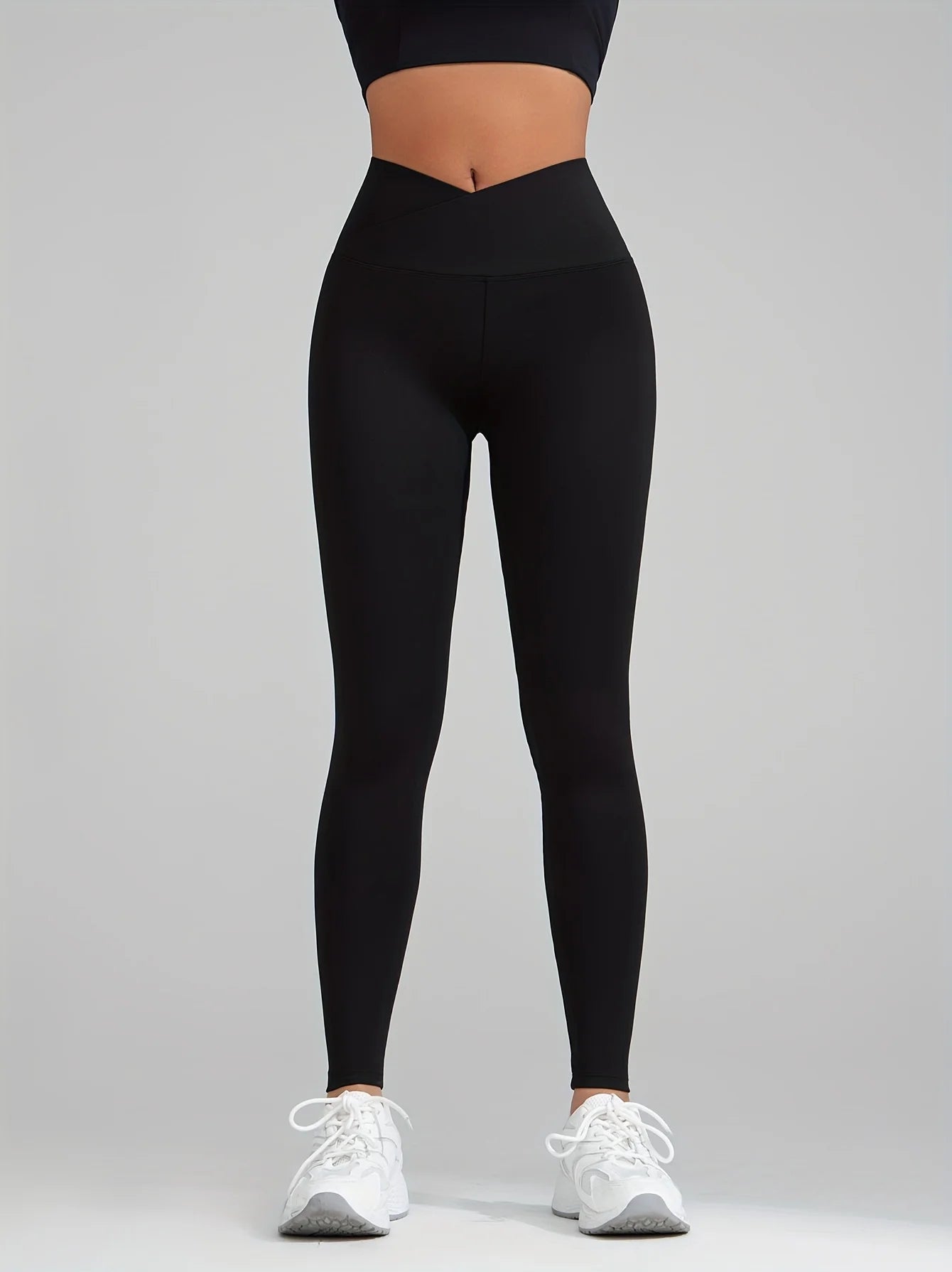 Women's high-waisted tight yoga pants - breathable and elastic, shaping the abdomen and buttocks, suitable for fitness, sports