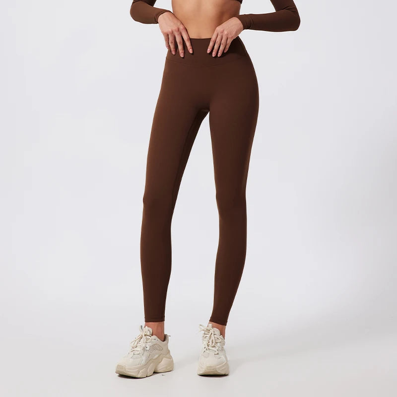 Hearuisavy Summer High Waist Workout Leggings Woman Gym Pants Running Push Up Sports Leggings Quick-Dry Scrunch Tight Yoga Pants